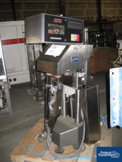 Hi-Speed #SST-1100SS CM, hanging check weighter, Stainless Steel, lift style, serial #12163, 1997, #26294 - Image 1