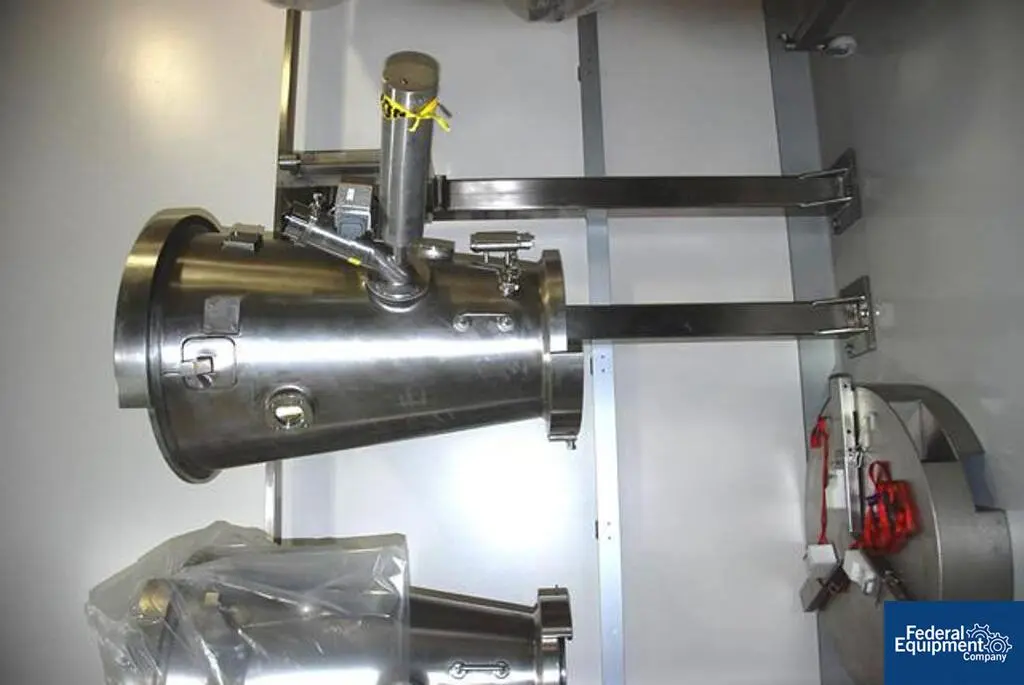 Glatt #GPCG15, fluid bed dryer granulator, Stainless Steel, 10-bar shock rated w/68 liter top spray insert - Image 7