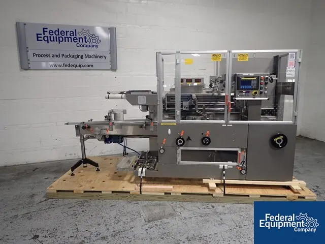 IMA #ES500BD, Bundler Wrapper, 30 bundles/min., infeed & outfeed conveyors, 19.5" W x 32" L x 8' H tunnel - Image 1
