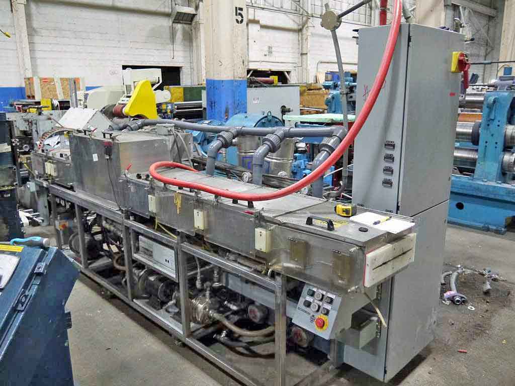 Bathy' s, strip cleaning system, 8" strip width, (2) entry rinse tanks, electrostatic cleaning tank, (4) exit - Image 1