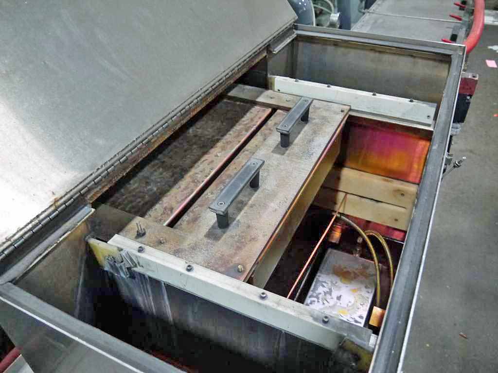 Bathy' s, strip cleaning system, 8" strip width, (2) entry rinse tanks, electrostatic cleaning tank, (4) exit - Image 5