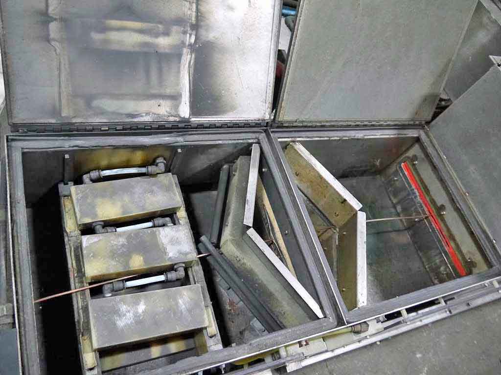 Bathy' s, strip cleaning system, 8" strip width, (2) entry rinse tanks, electrostatic cleaning tank, (4) exit - Image 7