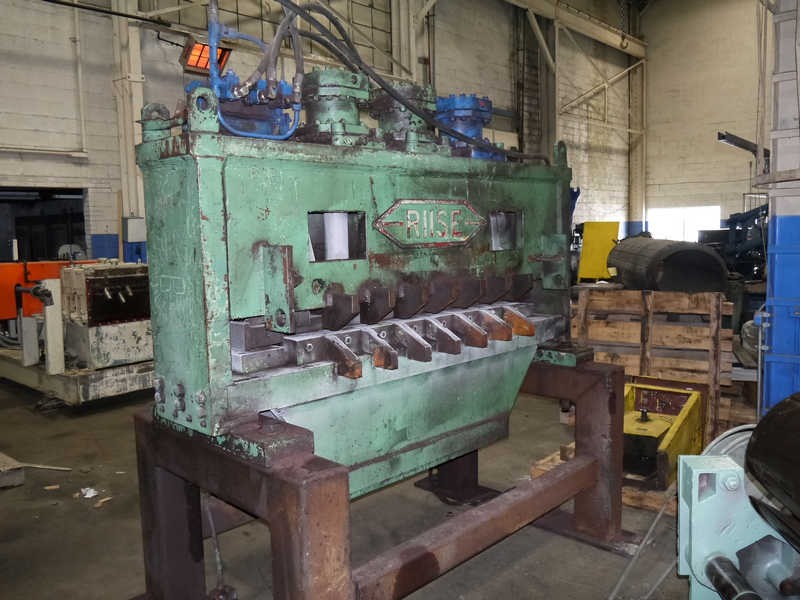 .25" x 54" Riise, hydraulic crop shear, 3 hydraulic cylinders, 52.5" pass line - Image 1
