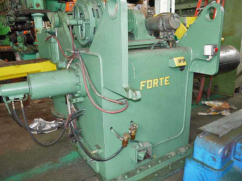 20000 lb. Forte, mandrel type uncoiler, 52" capacity, 20"-24" ID, 64" O.D., 58" face mandrel, Wichita air - Image 3