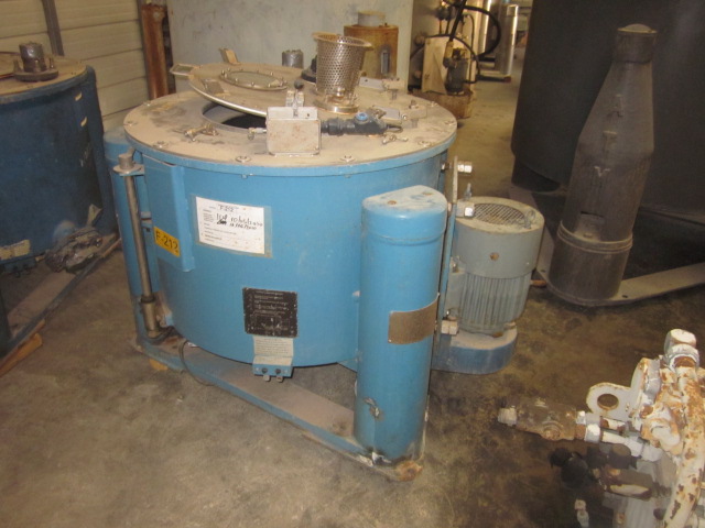 30" x 12" Ketema #Centerslung, 3/1.5 HP, 1760 RPM, perforated bowl, basket type, motor drive, #101171 - Image 1