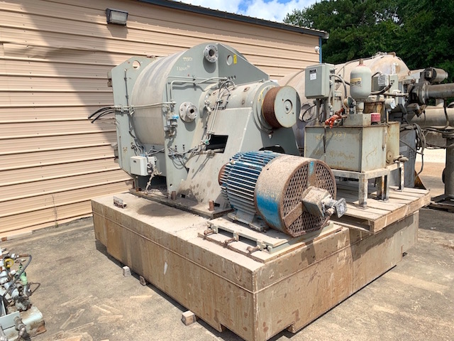 49.2" x 377" Krauss Maffei #HZ125/3.2Si, 100 HP, 1775 RPM, peeler type, motor drive, #99327 - Image 1