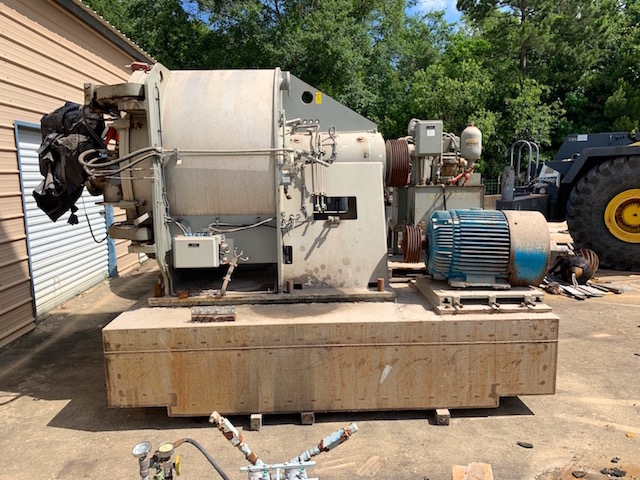 49.2" x 377" Krauss Maffei #HZ125/3.2Si, 100 HP, 1775 RPM, peeler type, motor drive, #99327 - Image 3