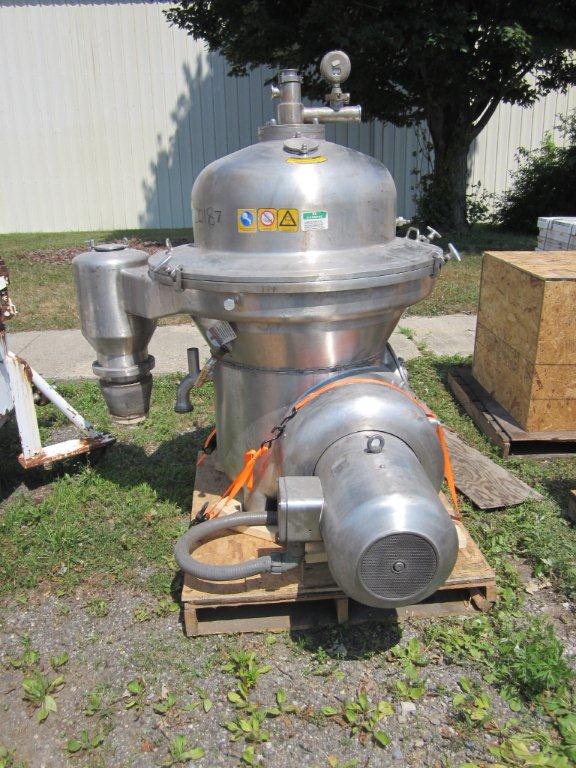 Westfalia #MSA100-01-076, 4500 RPM, disc bowl, disc type, motor drive, #101029 (2 available) - Image 8