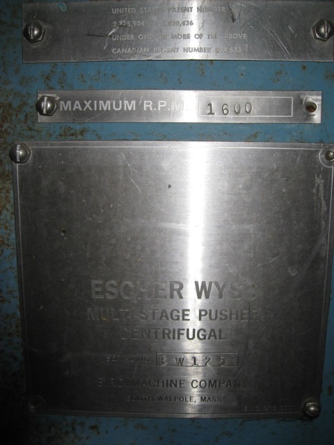 31" x 17" Escher-Wyss #P-5, 60 HP, 1775 RPM, pusher type, hydraulic drive, #90312 - Image 6