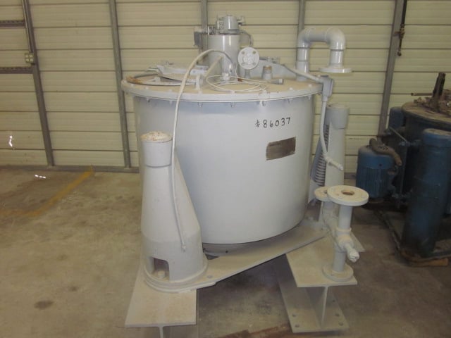 32" x 30" Ametek #32x20, 20 HP, 1750 RPM, basket type, hydraulic drive, 316SS, #86037 - Image 1