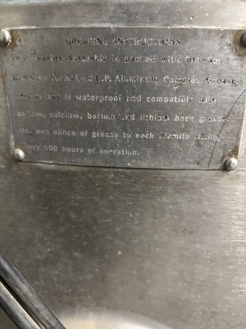 40" x 20" Tolhurst #161, 1260 RPM, perforated bowl, basket type, motor drive, #94609 - Image 8