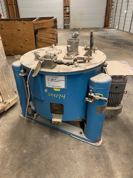 30" x 12" Ketema #Centerslung, 3/1.5 HP, 1670 RPM, perforated bowl, basket type, motor drive, #101174 - Image 4