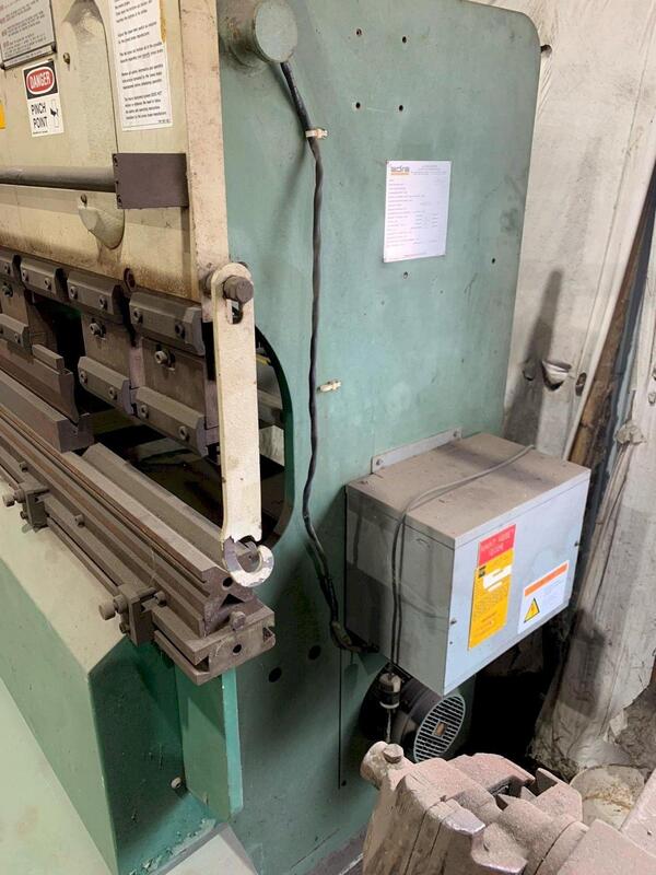 32 Ton, Adira #QHA-3215, hydraulic press brake, up-acting, 5' overall, 43.3" between housing, Hurco 2-Axis - Image 3
