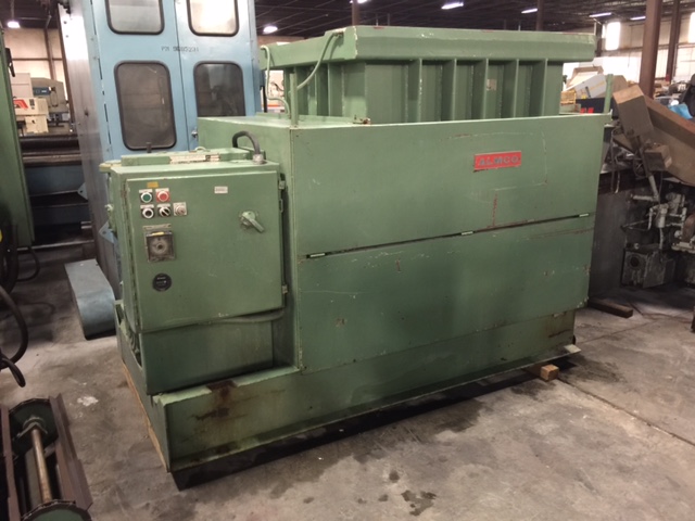 29 cu.ft. Almco #V-3447, vibratory finishing machine, 33-1/2" x45" tub, 25 HP, variable speed, 1980 - Image 1