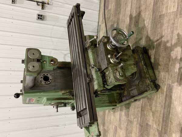 Kearney & Trecker #205SA, horizontal mill with vertical head, #12" x50" table, 5 HP, #72819 - Image 7
