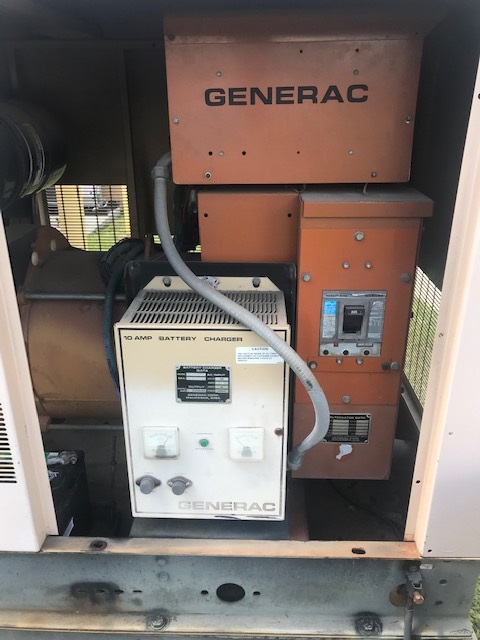 80 KW Kohler /J Deere, diesel generator set, 500 gal base tank, custom weatherproof enclosure, block heater - Image 6