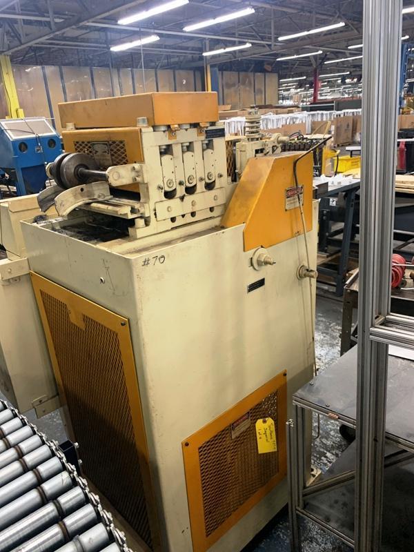 12" x .08" Littell #312-7PDL, straightening machine, 7 rolls, 20-120 FPM, 1992 - Image 2