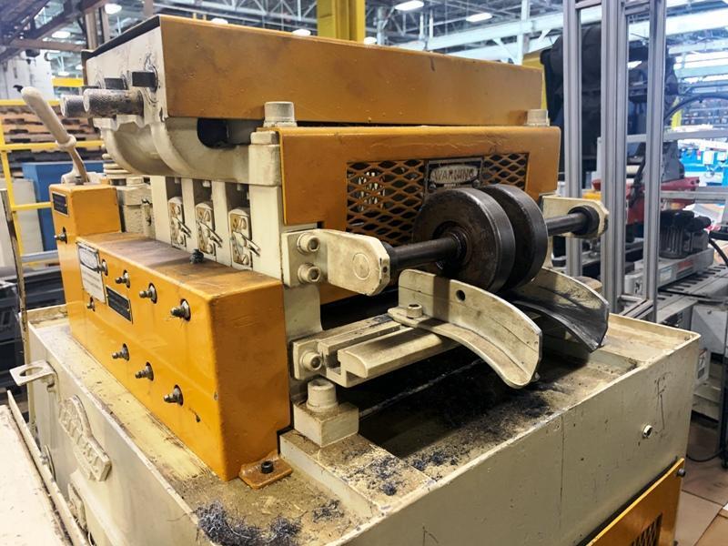 12" x .08" Littell #312-7PDL, straightening machine, 7 rolls, 20-120 FPM, 1992 - Image 7
