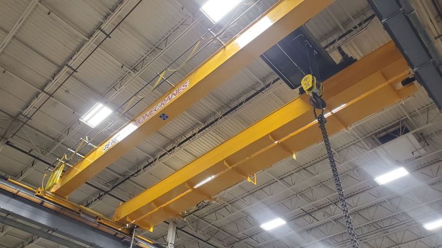 35 Ton, Kone, 39' 6" Span, 42' lift, radio, VFD bridge/trolley, 2009, #2179 - Image 2
