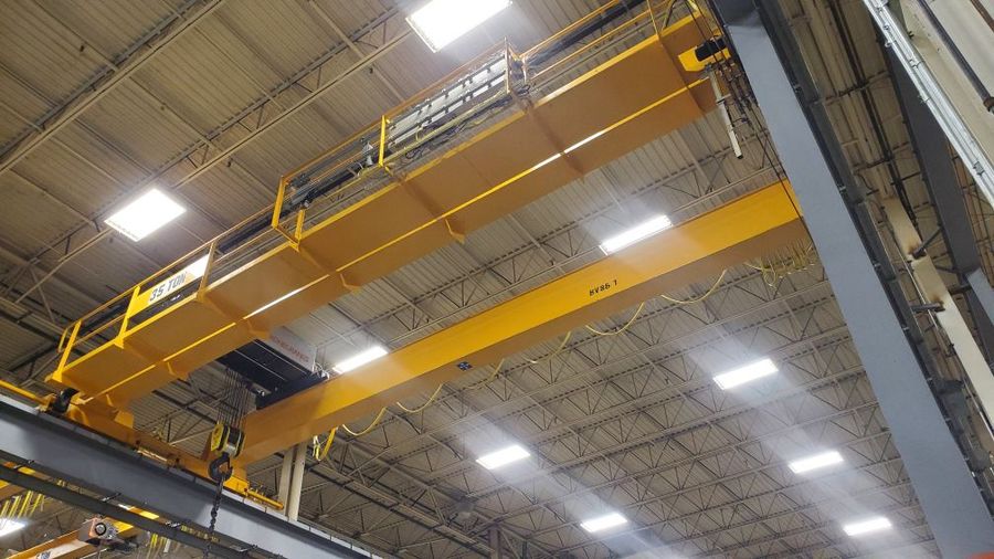 35 Ton, Kone, 39' 6" Span, 42' lift, radio, VFD bridge/trolley, 2009, #2179 - Image 6