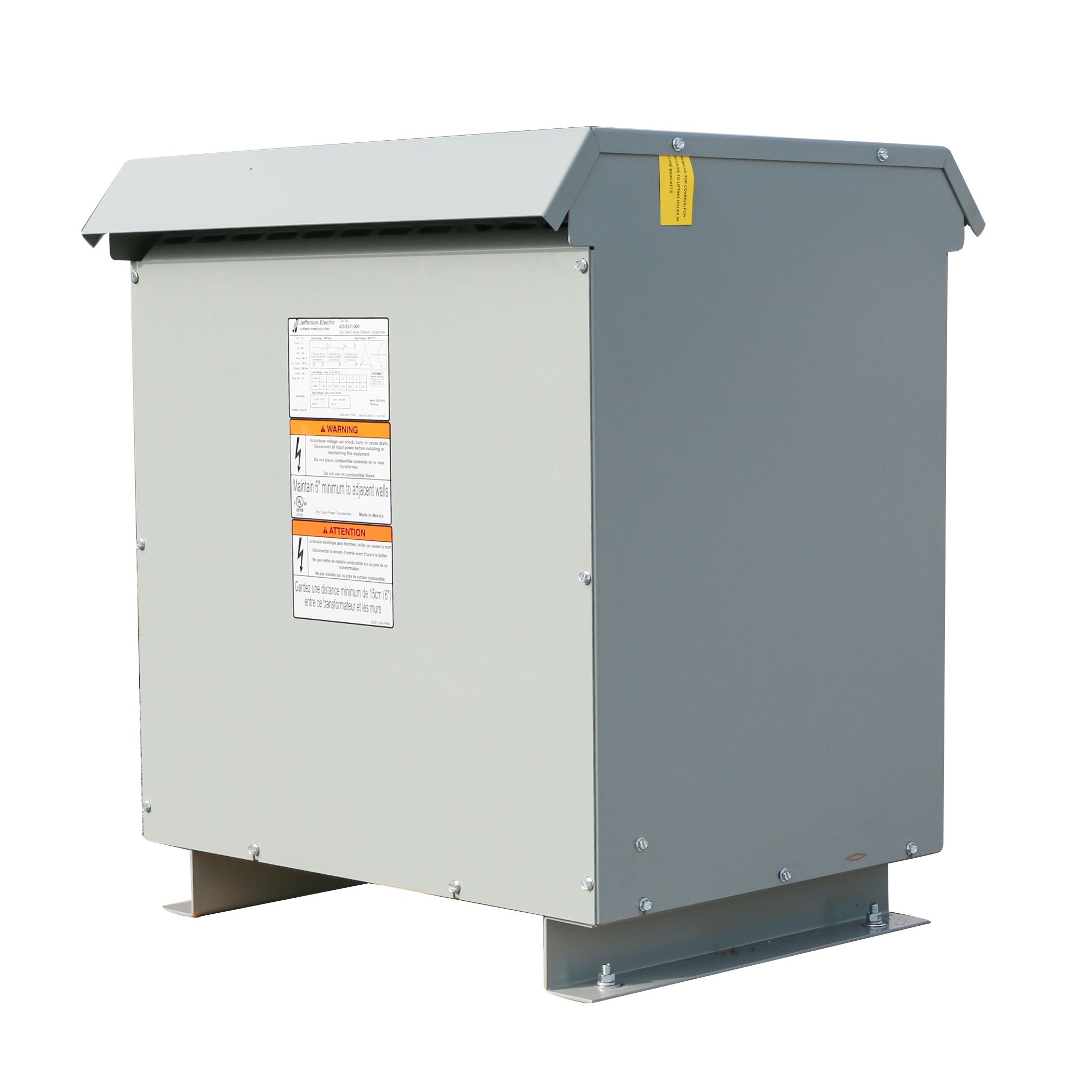 150 KVA 480 Delta Primary, 208Y/120 Secondary, Jefferson, dry, warranty, new, free shipping (10 available) - Image 5