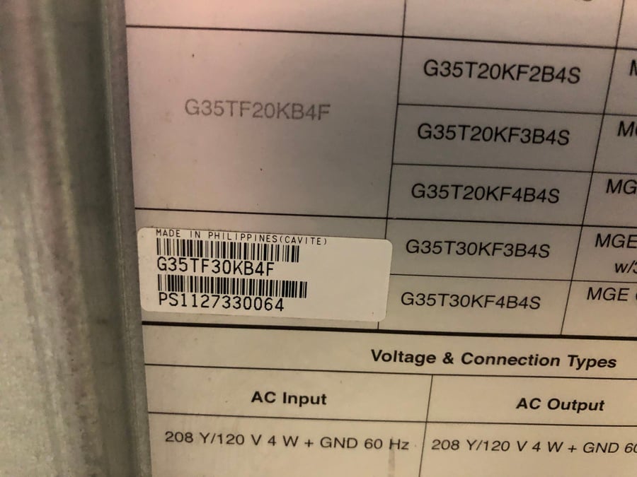 30.0 KVA APC Galaxy (Smart uninterruptible power supplies VT 30) G35TF30KB4F, uninterruptible power supplies - Image 5