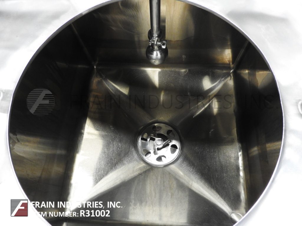Breddo #LDT, 200 gallon, Stainless Steel, high shear, side wall jacketed liquefier, 38" long x 38" wide x 28" - Image 2