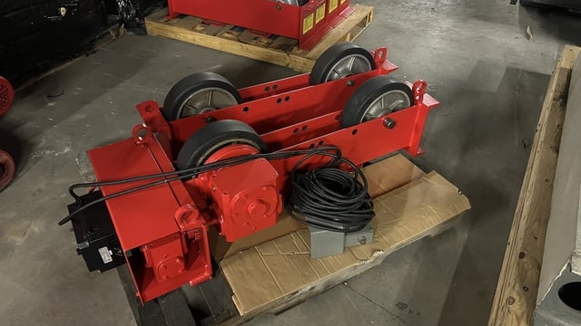 3 Ton, KEC #3-60HD, pipe roll set, 6000 lb., 2"-60" pipe size, vari-speed, foot control - Image 1