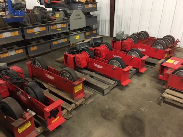 3 Ton, KEC #3-60HD, pipe roll set, 6000 lb., 2"-60" pipe size, vari-speed, foot control - Image 3