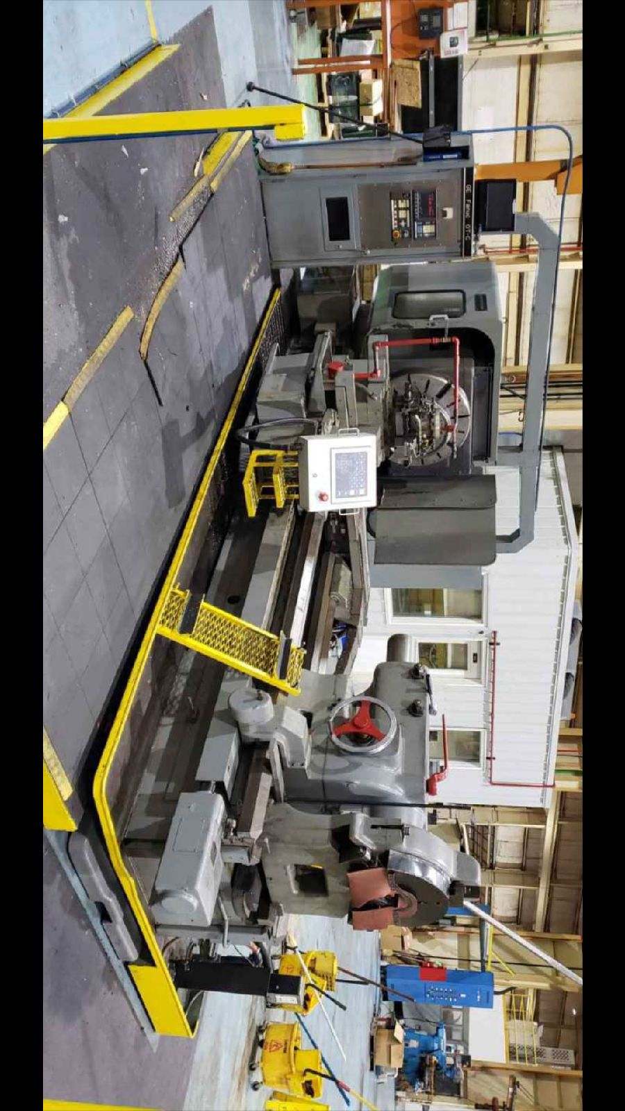 4025/30" x 108" American, Fanuc OT-C, 49.5" swing, threading, 7.5" tailstock, boring bar, 3 -12.5 square - Image 1
