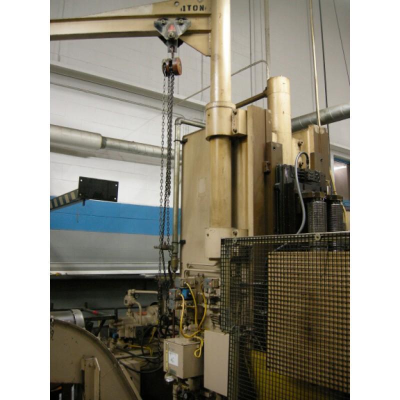 10 Ton x 54 stroke, American, broach & machine vertical, 150 gallon hydraulic oil - Image 2