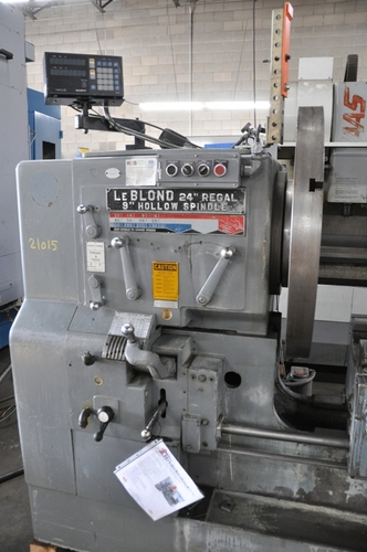 24"/39" x 52"/84" LeBlond #Regal, sliding gap bed lathe, Sony LH52 2X digital read out, 1977 - Image 3