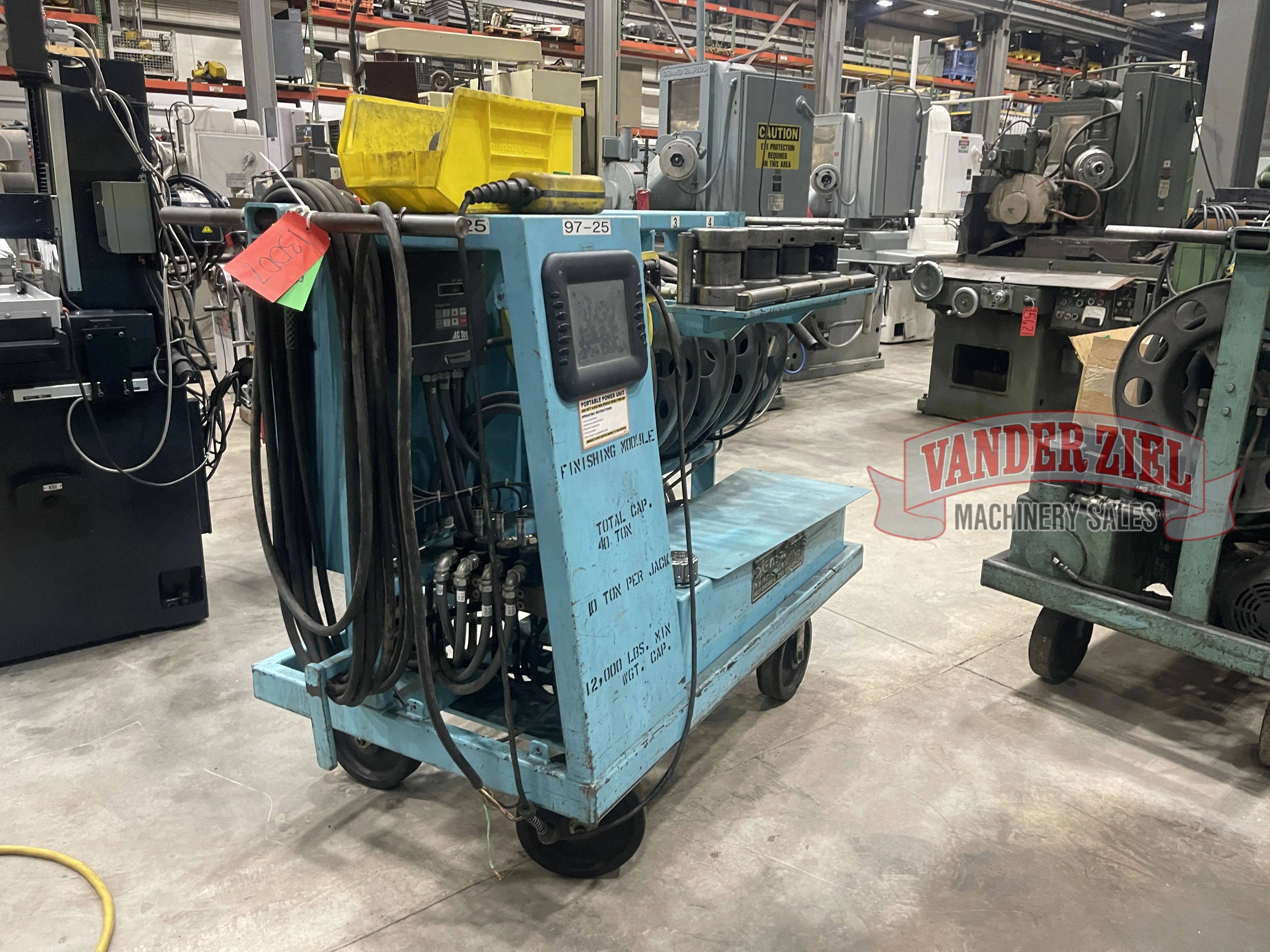 80000 lb. Modern Hydraulics, Die Separator, 4 jacks, 1-3/4" diameter jack, 4-1/2" diameter cylinder, 6" - Image 2