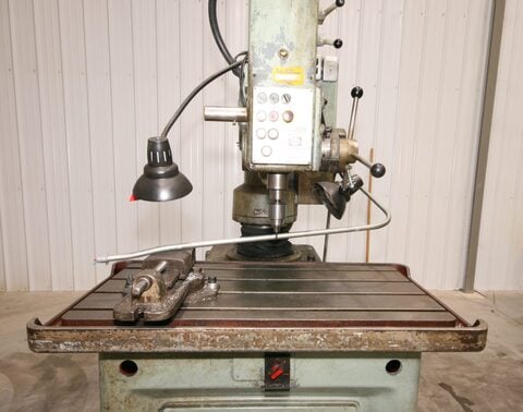 2.9'-1/2" Donau #DR23, Sliding Radial Arm Drill, Morse MT3 taper, 6" diameter column, 4 T-slots, 3/4" - Image 6