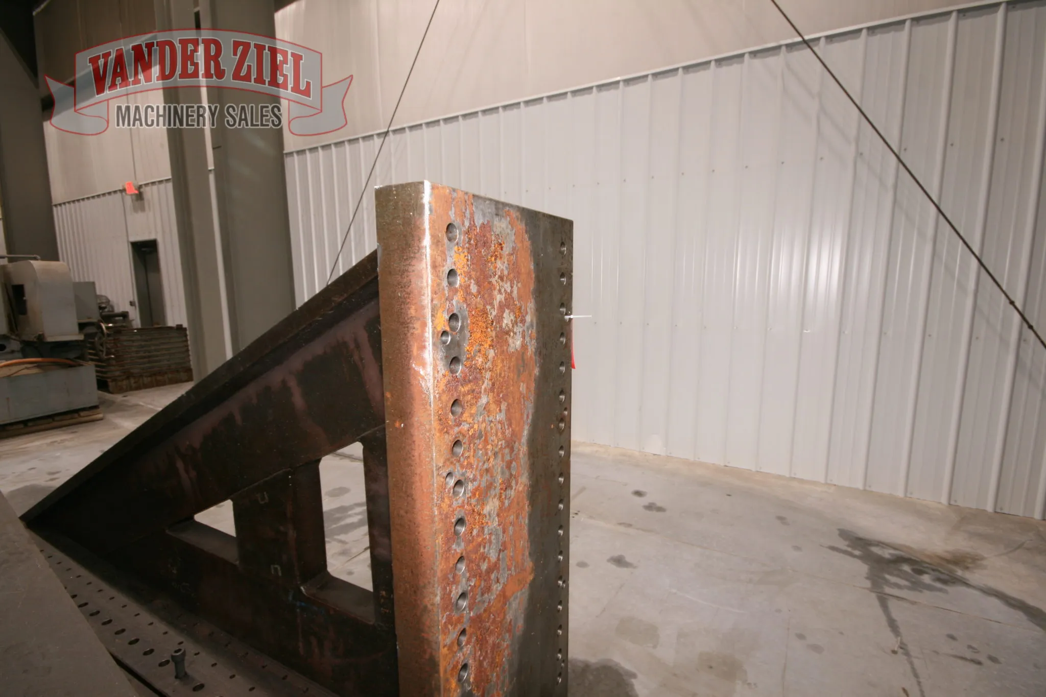 119" x 23-1/8" x 59-1/2" Angle plates, base drilled & tapped, #12390 - Image 5
