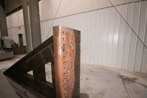 119" x 23-1/8" x 59-1/2" Angle plates, base drilled & tapped, #12390 - Image 6