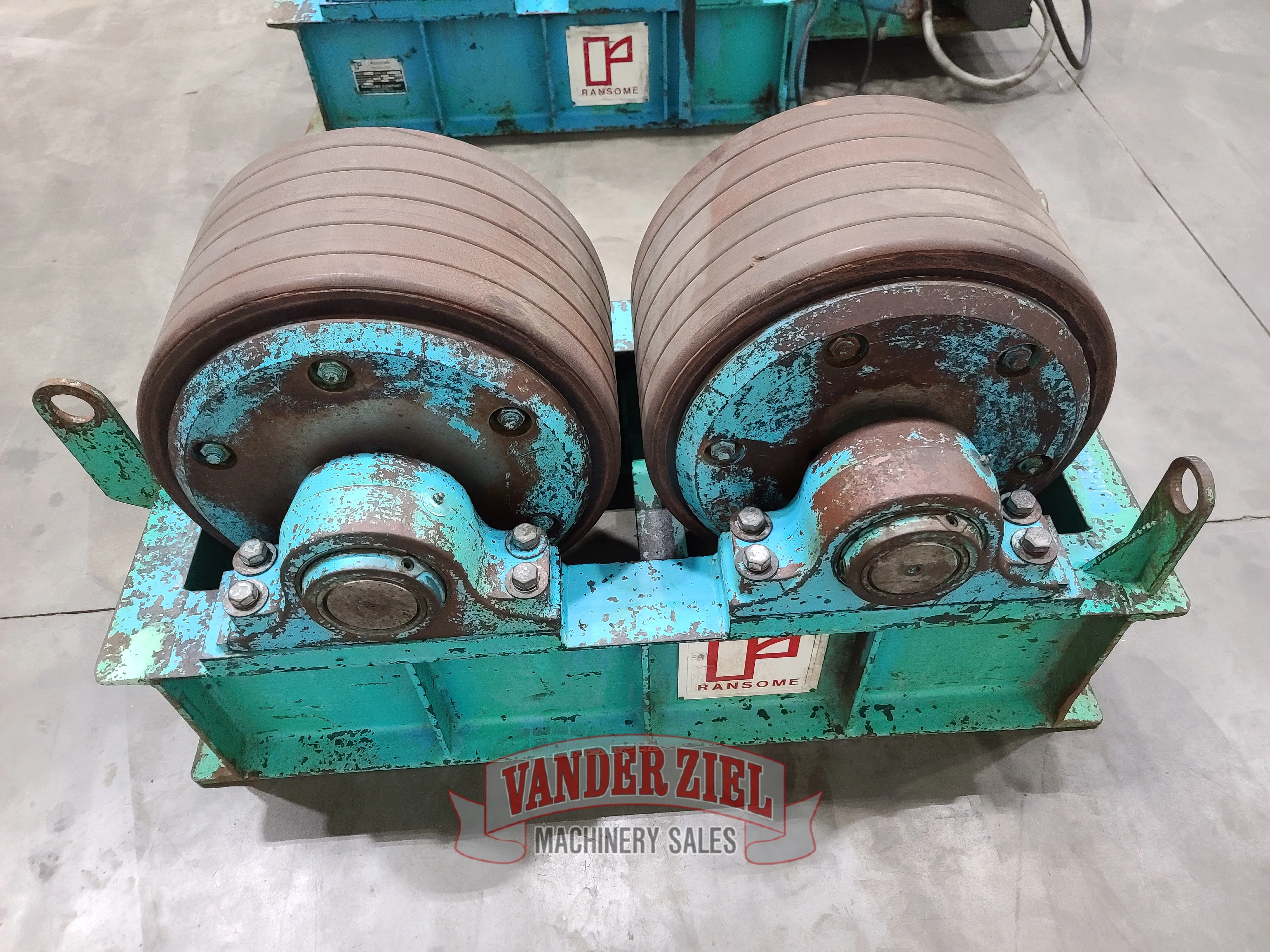 150 Ton, Ransome Micarta #150PRM, tank turning rolls, 300000 lb.,750 Tons weight capacity for set,  8"32" - Image 7