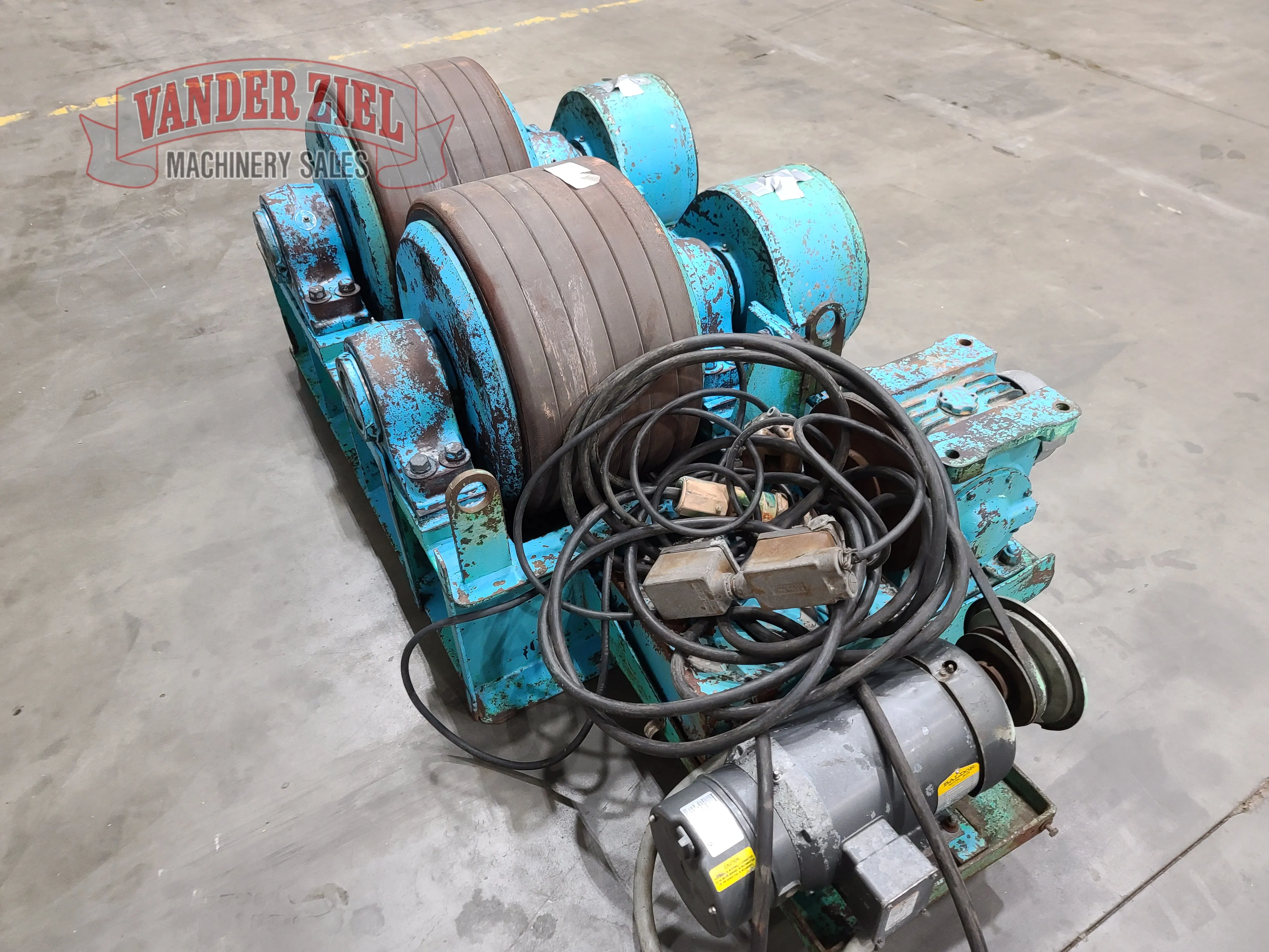 150 Ton, Ransome Micarta #150PRM, tank turning rolls, 300000 lb.,750 Tons weight capacity for set,  8"32" - Image 9