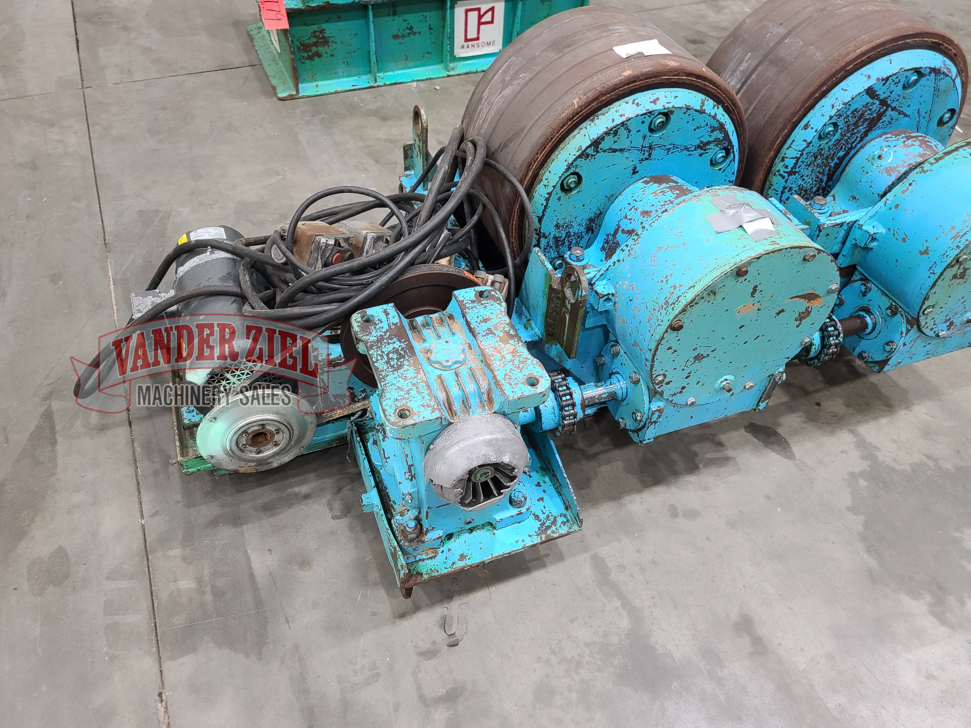 150 Ton, Ransome Micarta #150PRM, tank turning rolls, 300000 lb.,750 Tons weight capacity for set,  8"32" - Image 10