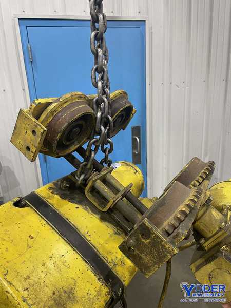 .5 Ton, Yale #REL1/2-25RG15S1, 1000 lb., chain type, power trolley, #68958 - Image 2