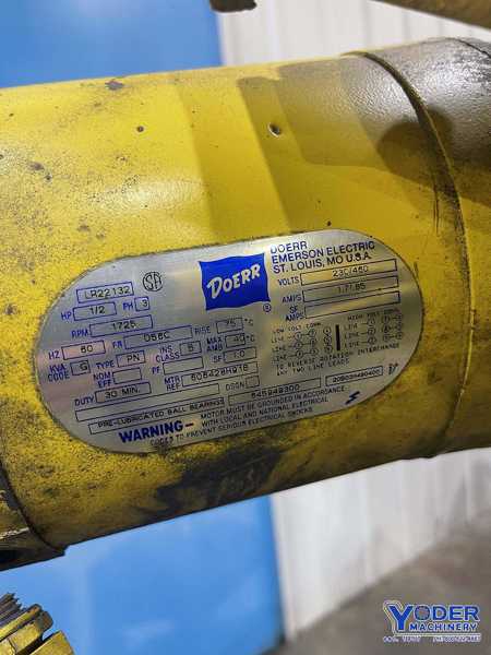 .5 Ton, Yale #REL1/2-25RG15S1, 1000 lb., chain type, power trolley, #68958 - Image 5