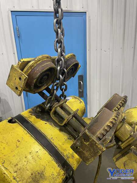 .5 Ton, Yale #REL1/2-25RG15S1, 1000 lb., chain type, power trolley, #68958 - Image 9