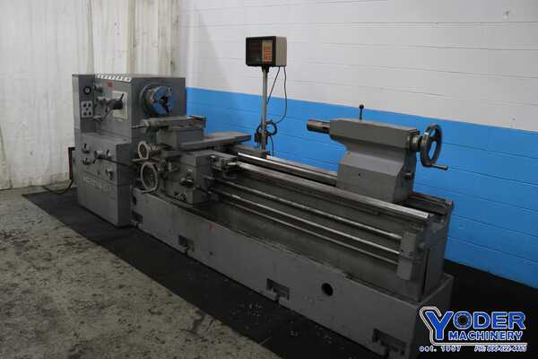 27" x 80" Timemaster #Super-M, gap bed engine lathe, 18-1/2" swing over cross slide, inch/metric, digital - Image 1