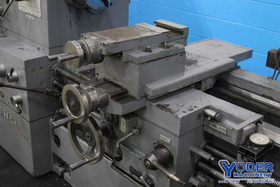 27" x 80" Timemaster #Super-M, gap bed engine lathe, 18-1/2" swing over cross slide, inch/metric, digital - Image 4