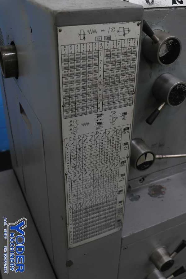 27" x 80" Timemaster #Super-M, gap bed engine lathe, 18-1/2" swing over cross slide, inch/metric, digital - Image 10