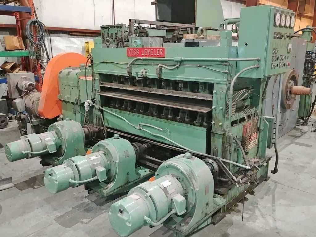 62" x .108" Voss, 19 rolls, powered entry pinch rolls, 80 HP motor, 42" passline - Image 1