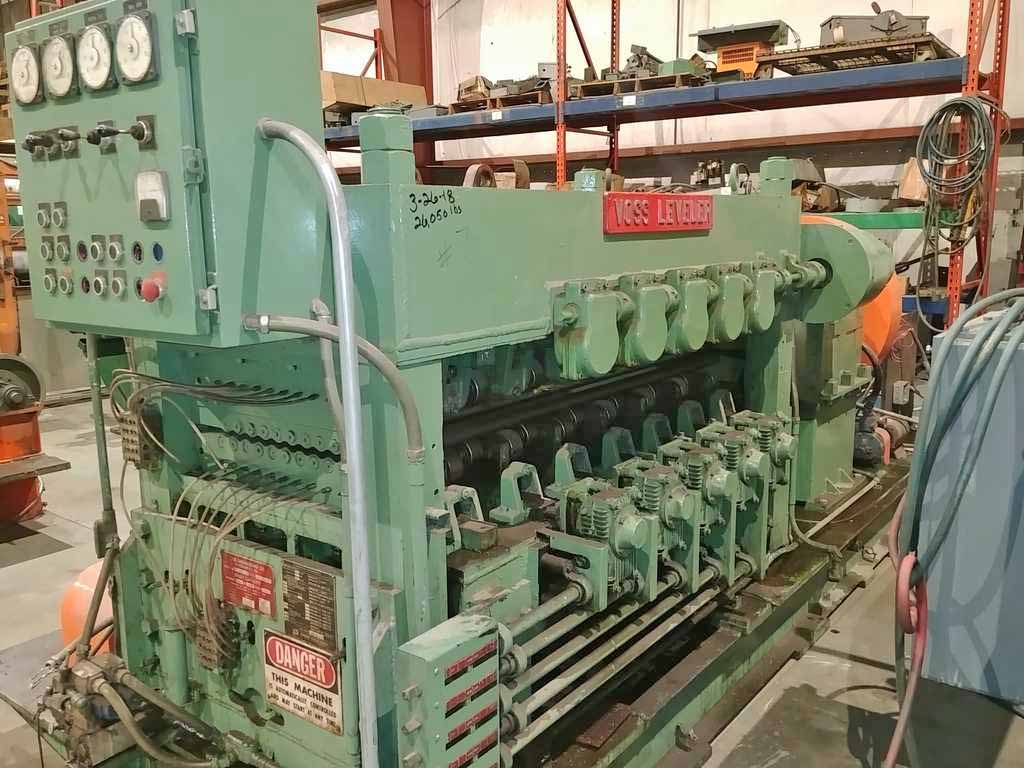 62" x .108" Voss, 19 rolls, powered entry pinch rolls, 80 HP motor, 42" passline - Image 4