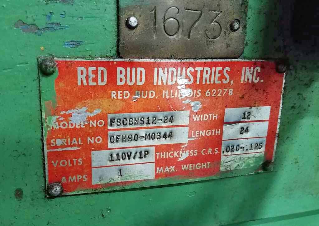12" x .125" RBI #SP2-12-7, feeder straightener, 7-roll, 24" feed length, entry side guides - Image 5