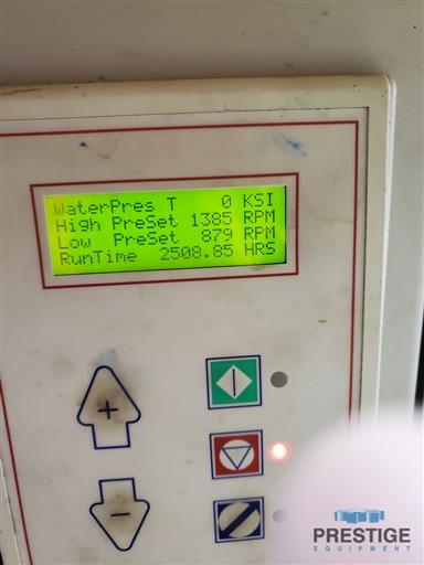 Omax #Maxiem-2030, 79" x 120" travel, 60000 psi, 40 HP, Koolant Chiller, 600 lb. hopper, 2505 hours, 2010 - Image 8