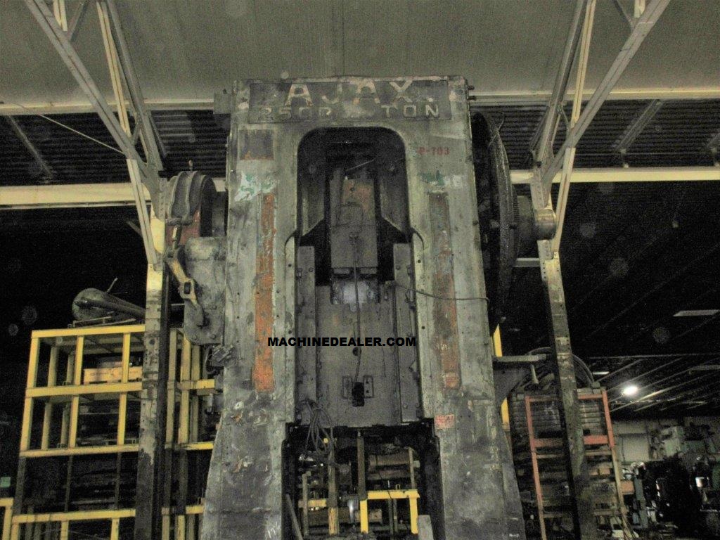 2500 Ton, Ajax Forging Press, 14" stroke, 39" Shut Height, 50 SPM, 150 HP, 1968 - Image 1